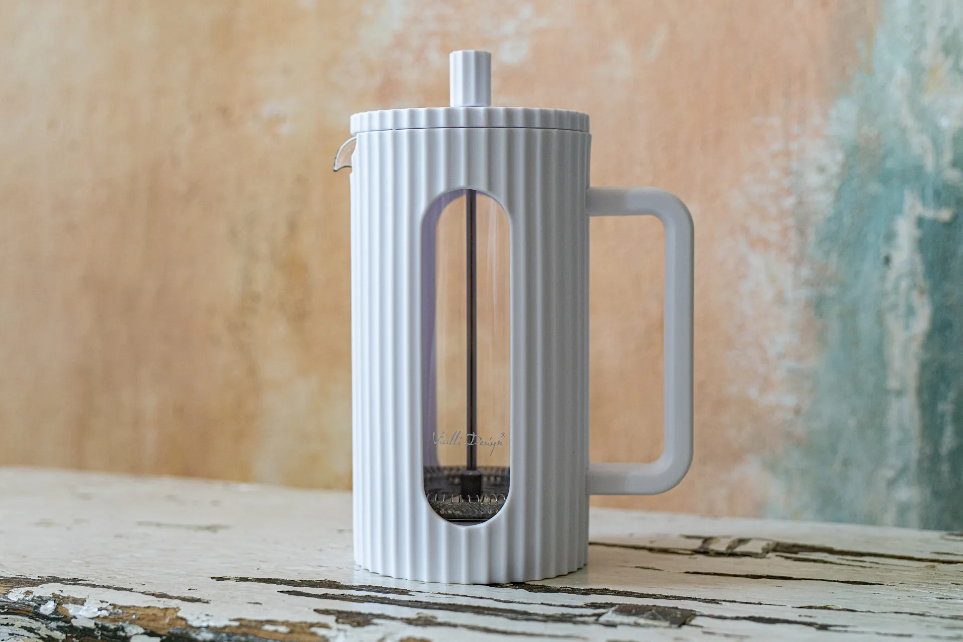 ZAPARZACZ FRENCH PRESS LIVIO - BIAŁY