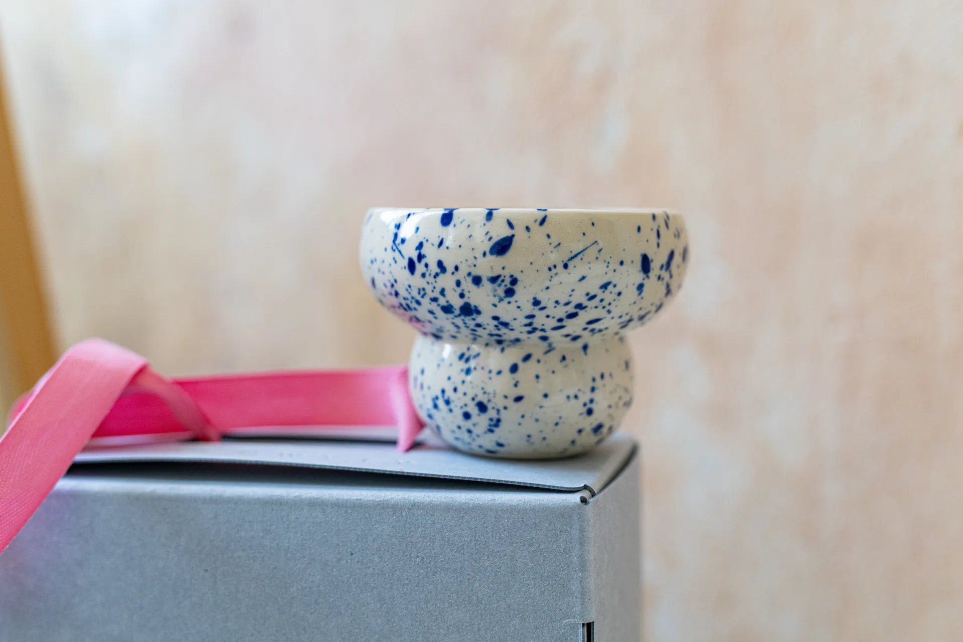 CZARKA CERAMICZNA KOBALTOWE CIAPKI